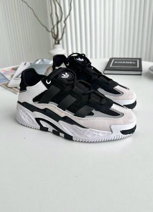 Кросівки adidas niteball white black4 фото