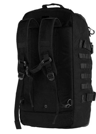 Баул армейский тактическая сумка-баул/рюкзак l 50л, 2е, черная - сумка рюкзак 50 литров