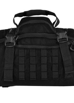 Баул армейский тактическая сумка-баул/рюкзак l 50л, 2е, черная - сумка рюкзак 50 литров