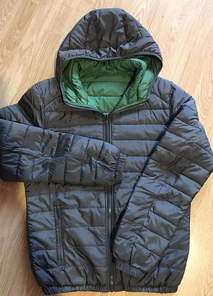 Пуховик мужской двух стороння на размер 46/48.