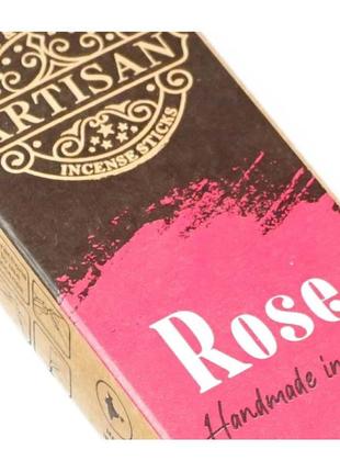 Raj artisan smudge incense rose роза , ароматические палочки, масальные благовония