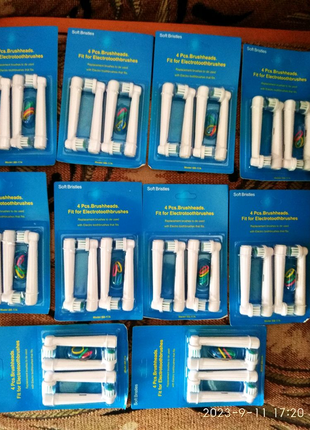Насадки для зубної щітки braun.насадки для зубной щетки