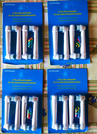 Насадки для зубной щетки braun oral-b. насадки для зубної щітки