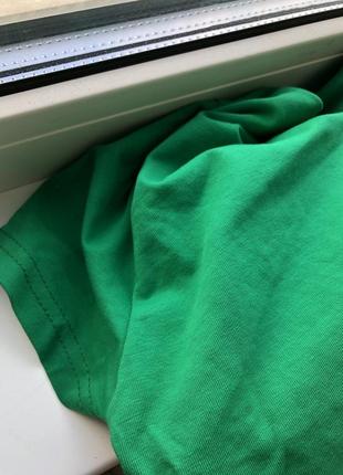 Топ футболка stuff zara зеленая изумрудная5 фото