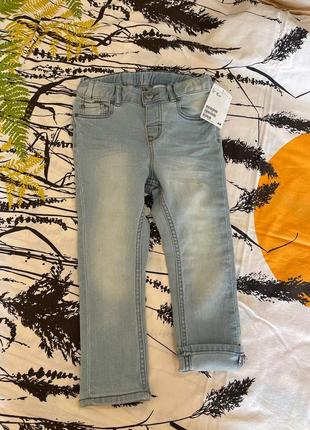 Н&amp;m джинсы для девочки, размер 92