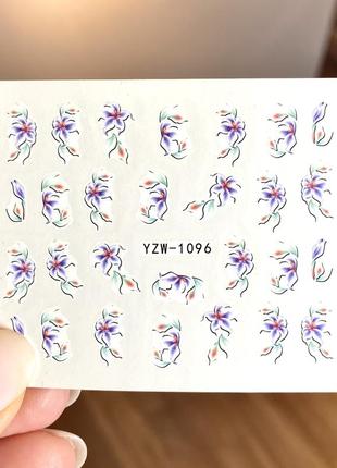 Водный слайдер-наклейка для маникюра