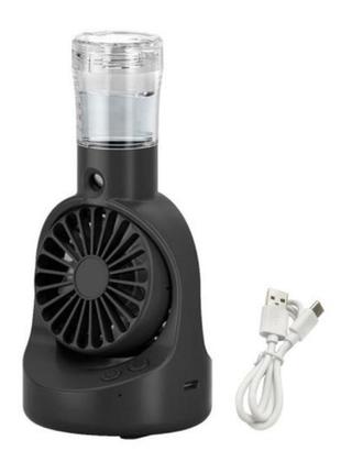 Портативный настольный аккумуляторный вентилятор с водой mini fan f6
