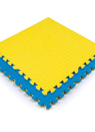 Підлогове двостороннє покриття yellow та blue 60*60cm*2cm (d) sw-00001845