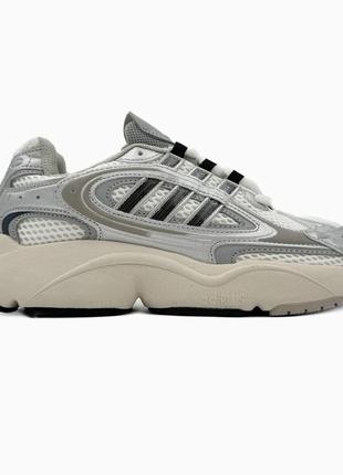 Кроссовки (adidas ozmillen white/silver/black)🥷🏻💕 унисекс