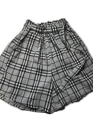 Шорты в клетку s-m