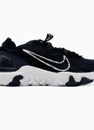 Кроссовки (nike react vision black/white)🥷🏻❤️