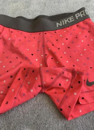 Шорты спортивные термо компрессионные nike pro3 фото