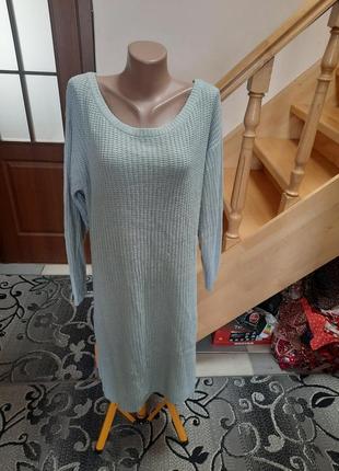 Платье вязаное