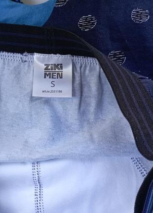 Трусы боксеры мужские ziki. s, 3 шт