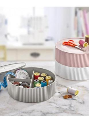 Органайзер lova plastik, круглий, 3 відділи