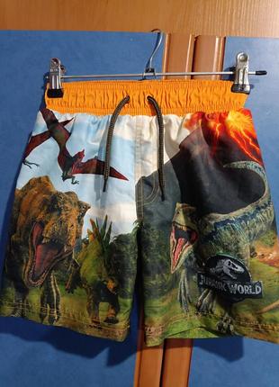 Jurassic world,шорты для плавания мальчику