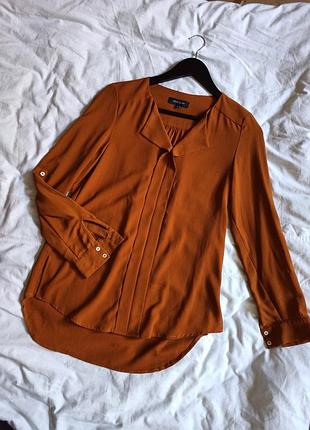 Теракотова блуза / сорочка