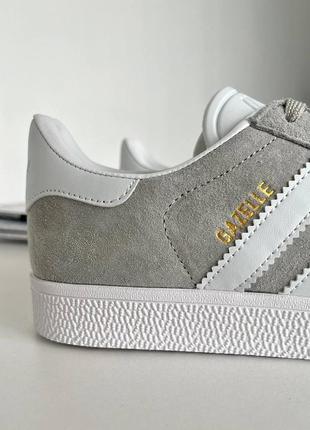 Adidas gazelle grey7 фото