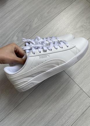 Белые кеды puma vikky v3