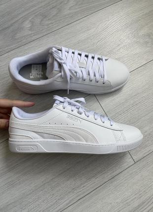 Белые кеды puma vikky v310 фото