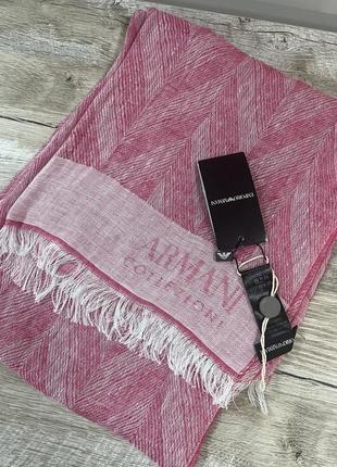 Платок шарф палантин брендовый armani3 фото