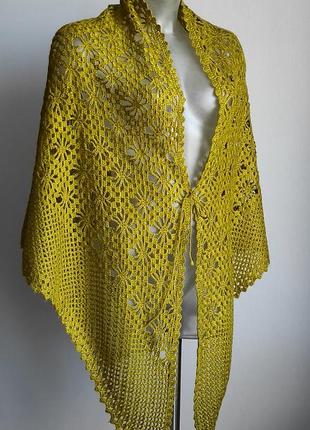 Handmade шаль хустка вовна шерсть