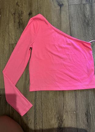 Яркий топ на одно плечо размер