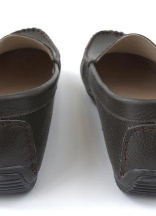 Летние мокасины коричневые кожаные перфорация мужская обувь больших размеров rosso avangard bs m4 perf brown5 фото