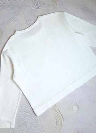 💝2+1=4 брендовый белый свитшот свитер marks &amp; spencer, размер 50 - 525 фото