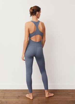 Спортивний комбез  mango long stretch jumpsuit розмір л (87080521)