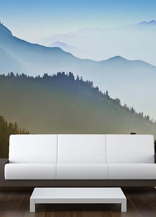 Самоклеюча плівка oracal з малюнком  "силуети гір", стильні фотошпалери для дому