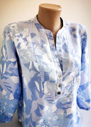 Красивая блуза из льна marks & spencer3 фото