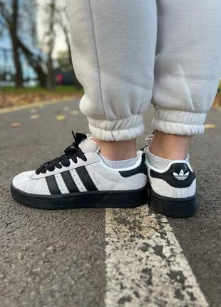 Жіночі кросівки adidas campus black grey3 фото