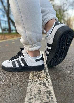 Жіночі кросівки adidas campus black grey8 фото