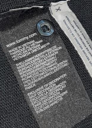 💝2+1=4 брендовий темно-синій кардиган светр в горошок tommy hilgiger, розмір 48 - 505 фото