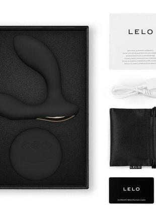 Массажер простаты lelo hugo 2 remote black 3