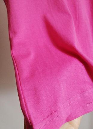 Розовая коттоновая маечка nightwear3 фото