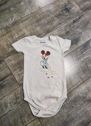 Боді, бодік з коротким рукавом, reserved, disney, mickey mouse, р. 98-104, 3-4 роки, довжина 52см1 фото