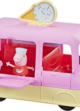 Фургон з морозивом свинка пеппа. peppa pig peppas ice cream truck, звук2 фото