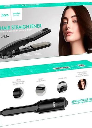Плойка выпрямитель для волос hoco jade hair straightener dar36