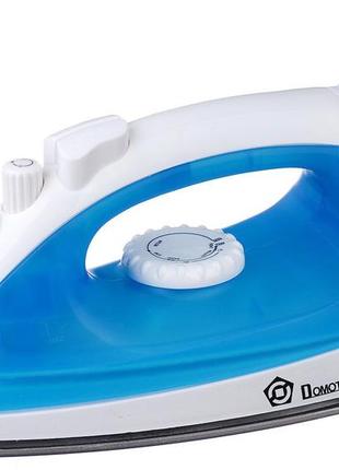 Парова праска domotec ms 2208 1200w тефлонова підошва (променівний колір) (4215)