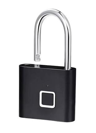 Биометрический навесной замок zws1 black