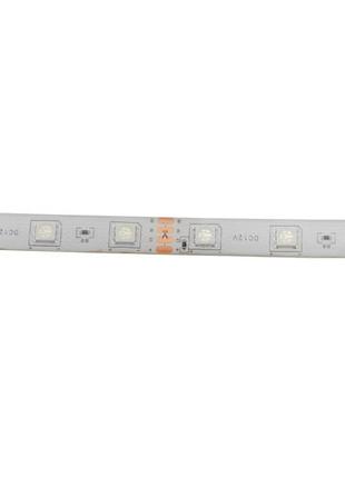 Стрічка світлодіодна в силіконі на клейкій основі ip65 rgb 5050 — повний комплект 5 метрів (95262)10 фото