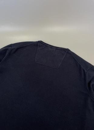 Темно синя кофта hugo boss, оригінал, хуго босс, хюго, толстовка, светр, джемпер, світшот, лого, логотип, пуловер7 фото