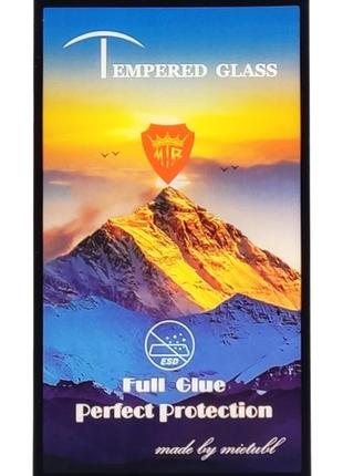 Защитное стекло mtb для apple iphone se 2020 / se 2022 full glue полный клей black