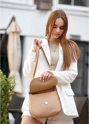 Сумка кросcбоді rose bzn бежевий 6