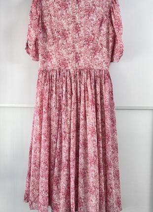 Vintage laura ashley dress floral cotton, р. u9 168 фото