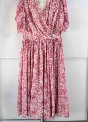 Vintage laura ashley dress floral cotton, р. uk 16