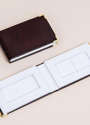 Коробочка для флешки. короб для флешки. упаковка для флешок "коричневий"