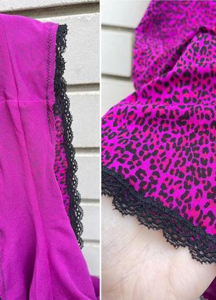 Фіолетовий ромпер для сну з леопардовим принтом juicy couture10 фото